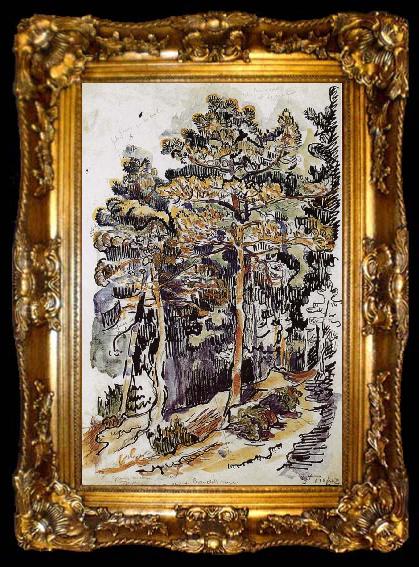 framed  Paul Signac Pine, ta009-2